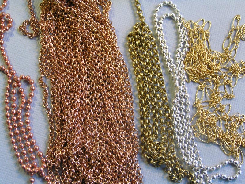 Brass chains