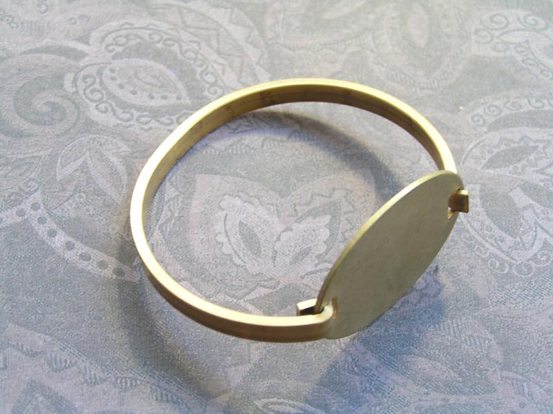 Brass Bangle for Stamping