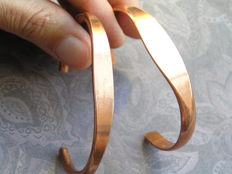 Copper Cuffs for Stamping