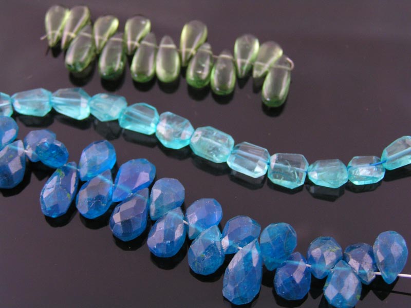 Apatite in different colours