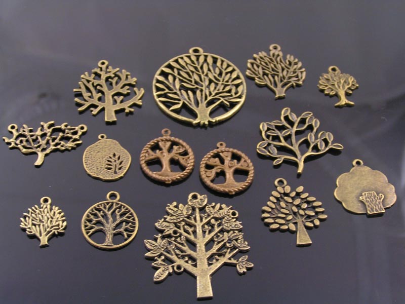 Bronze Tone Tree Pendant