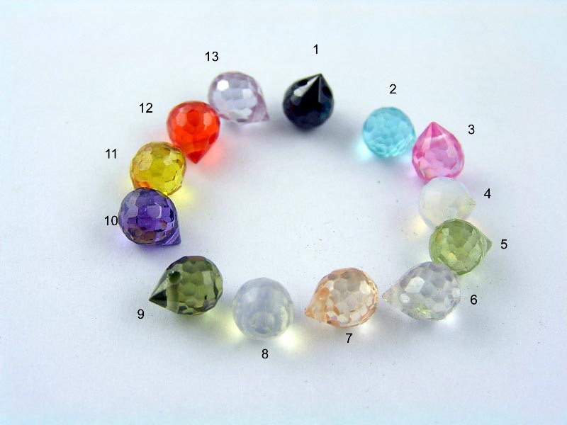 Cubic Zirconia Colours