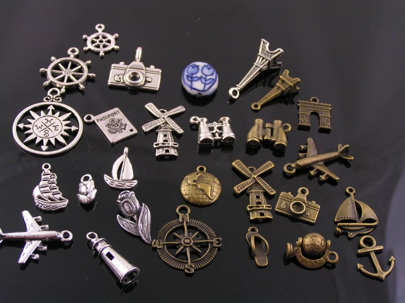 Travel Themed Charms/Pendants