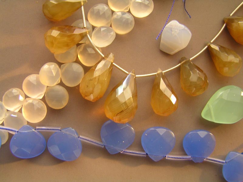 Chalcedony beads