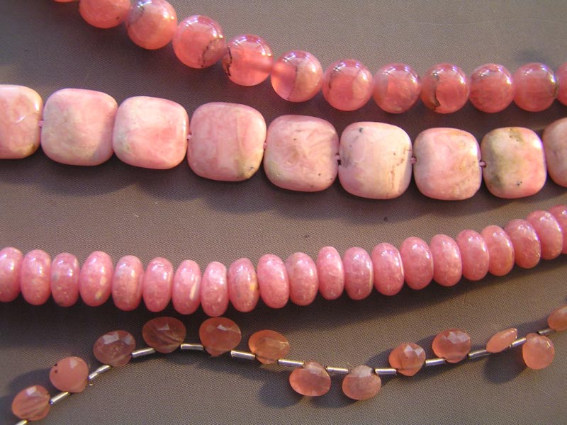 Rhodochrosite Beads