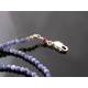Evil Eye Protection Necklace, Sterling Silver with Sodalite and Ruby 