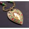 Ornate Crystal Set Heart Necklace