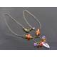 Colourful Gemstone Necklace with Genuine Cubic Zirconia