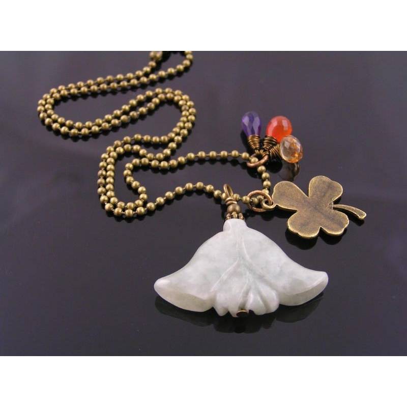 Emerald Flower Necklace