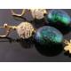 Long Christmas Earrings, Light Weight Lucite