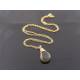Grey Moonstone 14K Gold Filled Necklace, 