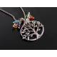 Tree of Life Necklace with Crystals