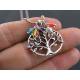 Tree of Life Necklace with Crystals