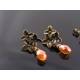 Bright Crystal Flower Earrings