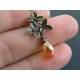 Bright Crystal Flower Earrings