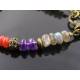 Labradorite, Carnelian, Amethyst and Chrysoprase Bracelet
