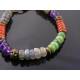 Labradorite, Carnelian, Amethyst and Chrysoprase Bracelet