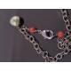 Carved Carnelian Leaf Woodland Necklace