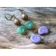 Earrings with Fabulous Czech Glass Beads
