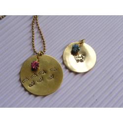 Baby Feet Necklace, Mother's Necklace