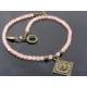 Tea Rose Chalcedony Necklace