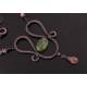 Wire Wrapped Tourmaline Necklace