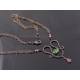 Wire Wrapped Tourmaline Necklace