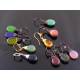 Olivine Drop Earrings, Wire Wrapped Czech Glass Earrings
