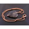 Black Agate Heart Necklace