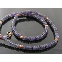 Iolite and Copper Necklace