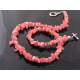 Rhodochrosite Nugget Necklace