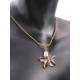 Smokey Quartz Star Pendant Necklace