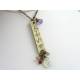 'Life' Necklace with Prehnite, Amethyst and Garnet
