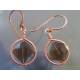 Framed Smokey Quartz Earrings