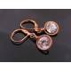 Brilliant Cut Solitaire Cubic Zirconia Earrings