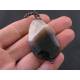 Huge Natural Black and White Faceted Agate Necklace