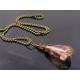 Baroque Lucite Drop Necklace
