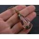 Baroque Lucite Drop Necklace