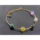 Round Gemstone Bead Necklace