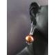 Extra Large Bronze Pearl Earrings