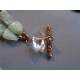 Aquamarine Nugget Bracelet, 2 Strand