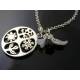 Four Season Necklace, Czech Flower Necklace