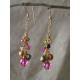 Bold Pearl and Crystal Gold Earrings