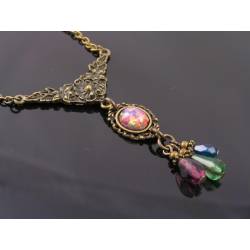 Old Fashioned Opal Necklace