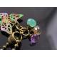 Amethyst, Chalcedony and Mystic Quartz Butterfly Necklace