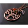 Antique Copper Tree of Life Necklace