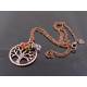 Antique Copper Tree of Life Necklace