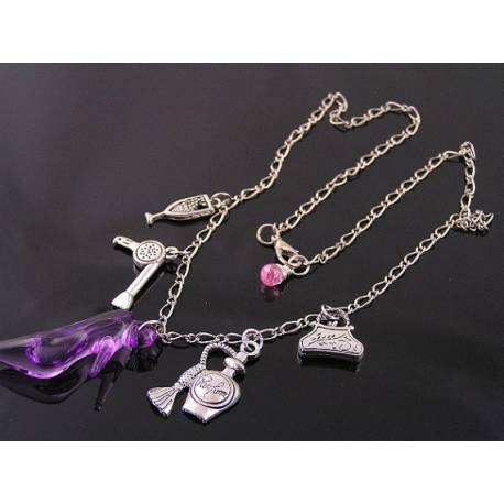 Fun Necklace with Charms, For Girls