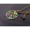 Filigree Flower Pendant Necklace