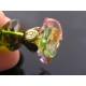 Lilypad Earrings with Czech Glass Flowers